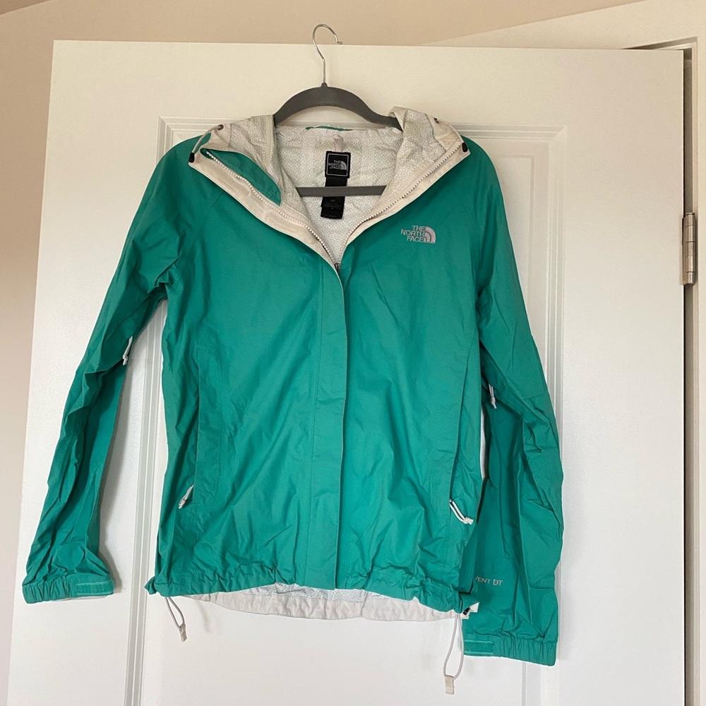The North Face Green Rain Jacket